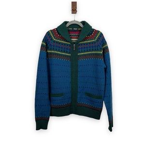 Farah | Sweaters | Farah Vintage 0 Wool Fair Isle Cardigan Sweater Size  Medium | Poshmark